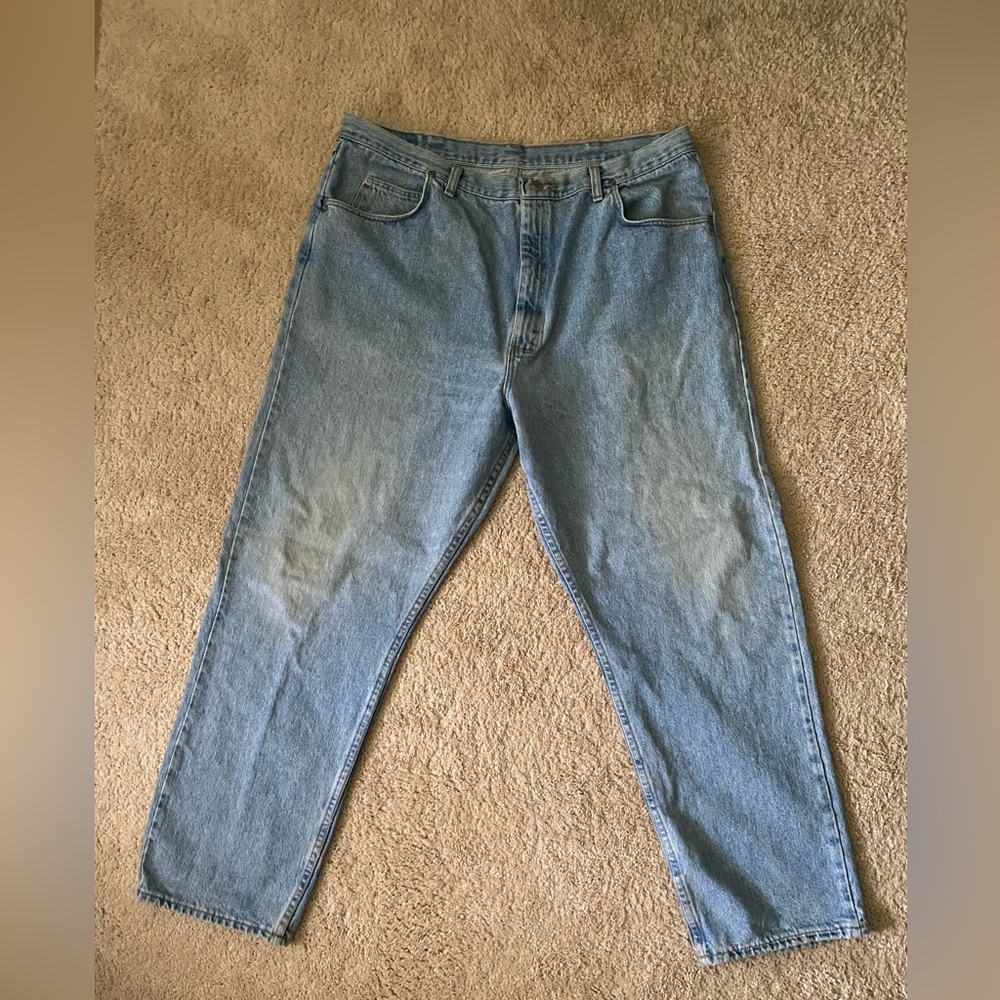 Men’s Wrangler 40” x 30” Light Blue Denim Jeans